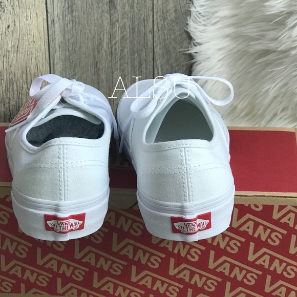 NWT VANS Authentic Gum Bumper True White Women’s - Picture 4 of 8